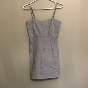 Blue and white stripped brandy Melville dress